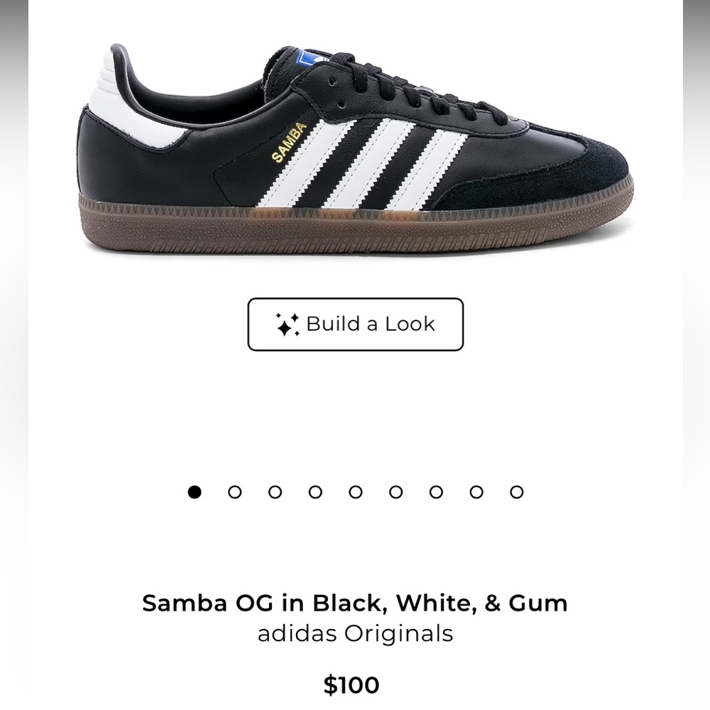BNWOT Adidas Original Samba OG Size W9 M7.5
